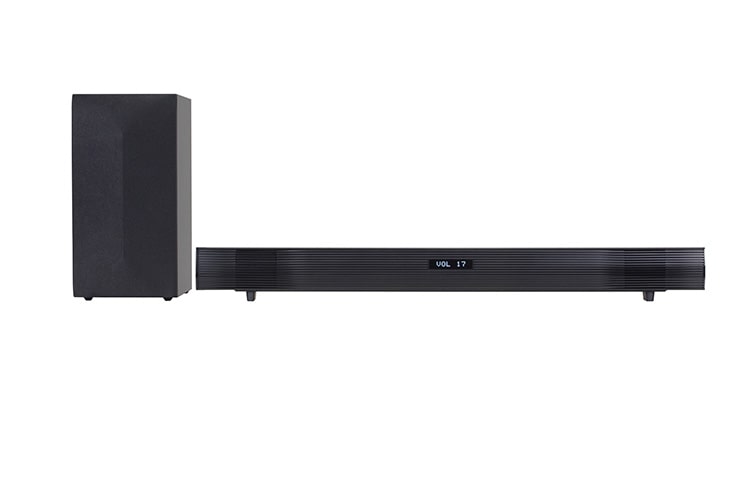LG 2.1 Soundbar mit drahtlosem Subwoofer und Bluetooth (300W), LAC555H