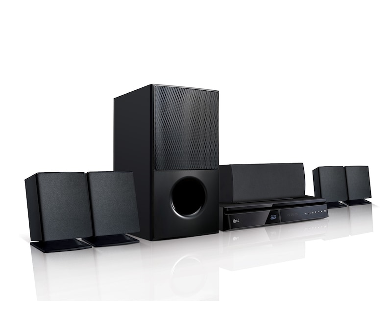 LG 5.1 Heimkinosystem mit 3D-Blu-ray-Player, Smart TV-Funktion, DLNA und Bluetooth, LHA725