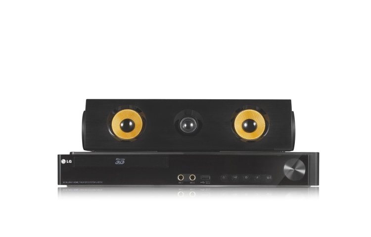 LG 3D Blu-ray 5.1 Heimkinosystem mit drahtlosen Rücklautsprechern (1200W), LHA825W