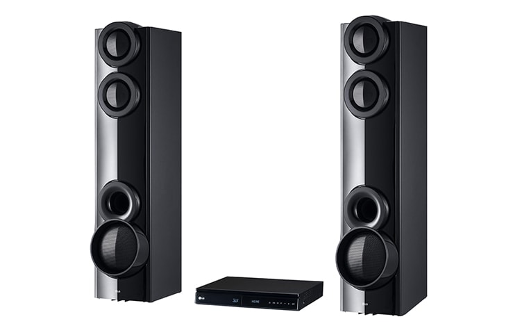 LG 4.2 Heimkinosystem mit 3D-Blu-ray-Player, integriertem Dual Subwoofer und 1.000 Watt, LHA875