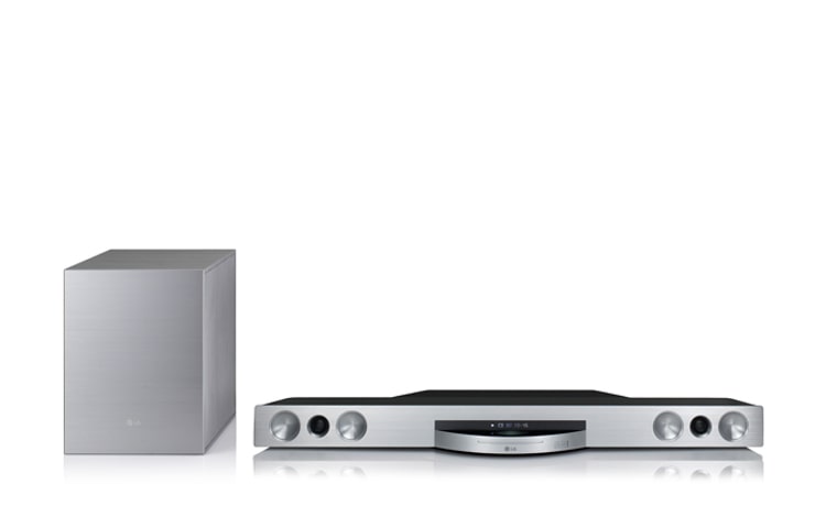 LG Elegante 4.1 Soundbar mit 3D-Blu-ray-Player, integriertem WLAN und LG Smart TV, BB5521A