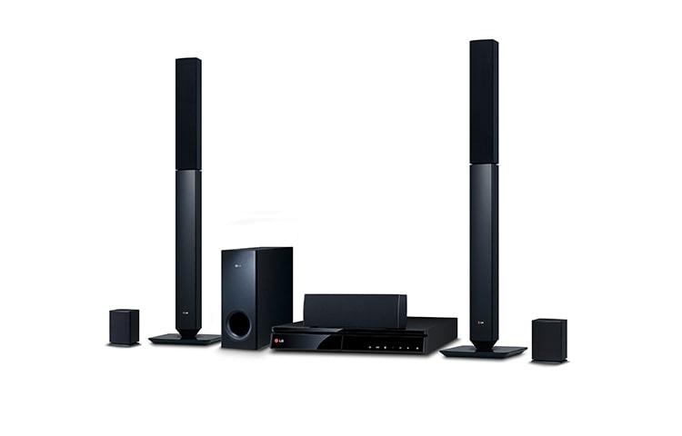 LG Heimkinosystem mit 5.1-Lautsprechersystem, LAN-Anschluss und DLNA-Zertifizierung, BH6430P