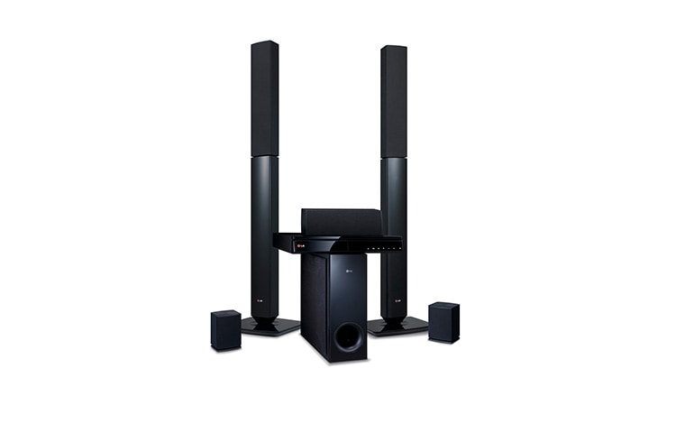 LG Heimkinosystem mit 5.1-Lautsprechersystem, LAN-Anschluss und DLNA-Zertifizierung, BH6430P