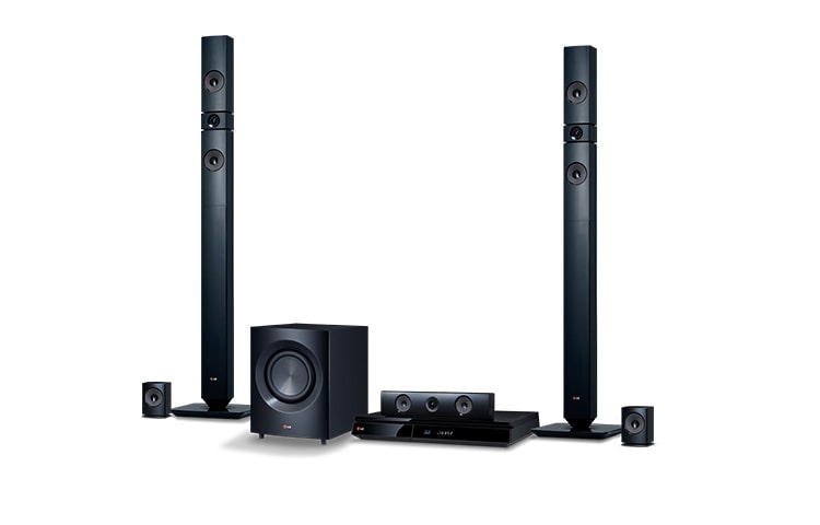 LG 5.1-Heimkinosystem mit Miracast-Funktion, manueller Lautsprechereinmessung und Wi-Fi Direct, BH7430PB