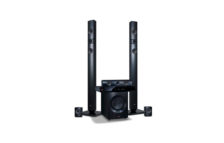 LG 5.1-Heimkinosystem mit Miracast-Funktion, manueller Lautsprechereinmessung und Wi-Fi Direct, BH7430PB
