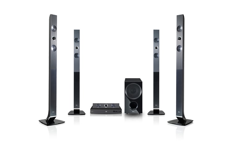 LG Heimkinosystem mit 3D-Blu-ray-Player, 1.100 Watt Ausgangsleistung, WLAN und Smart TV-Funktion, HX966TZ