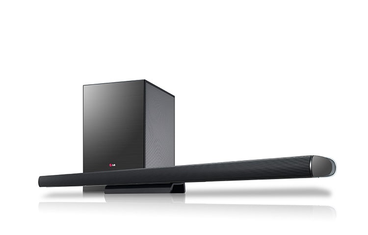 LG Ultraschlanke 2.1 Soundbar mit drahtlosem aktivem Subwoofer, Bluetooth und 310 Watt, NB4530A