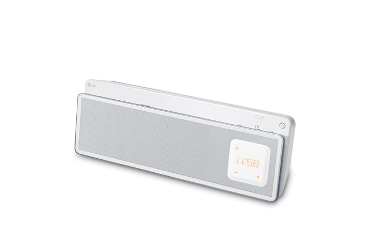 LG Dual Dockingstation für Apple- und Android-Geräte mit Bluetooth, Radio und Weckfunktion, ND5520