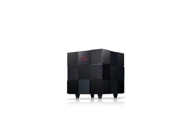 LG iPod-/iPhone-/iPad-Dockingstation mit integriertem Subwoofer, AirPlay, Bluetooth und Smart Touch Display, ND8520