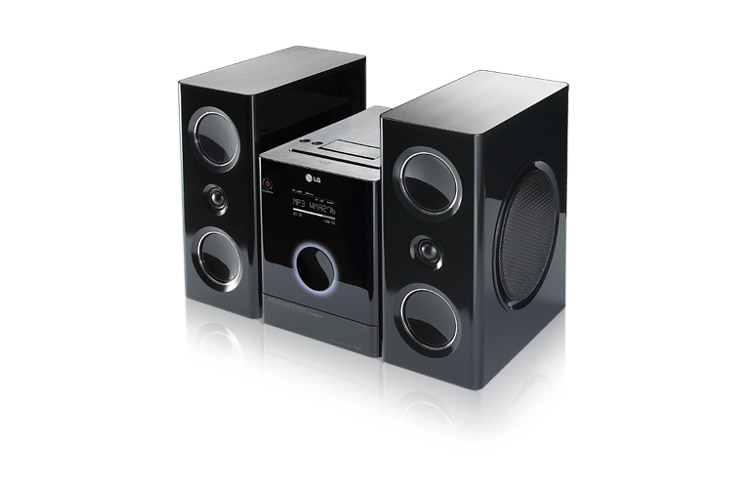 LG Micro-DVD-HiFi-Anlage / DVD Microsystem mit iPod® Dock, FB163