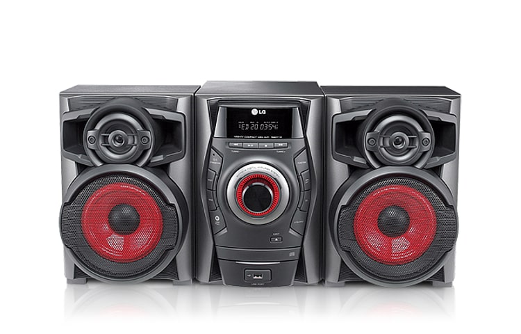 LG Mini Hi-Fi Anlage mit 110 Watt | XBOOM | MP3, CD & Radio | USB, RAD114