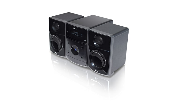 LG Micro-Hifi-Anlage mit CD-R(W), MP3, WMA-Wiedergabe - die kompakte Stereoanlage im Micro-Format, XA64