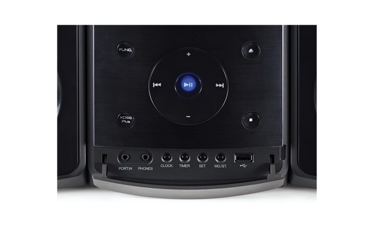 LG Micro-Hifi-Anlage mit CD-R(W), MP3, WMA-Wiedergabe - die kompakte Stereoanlage im Micro-Format, XA64