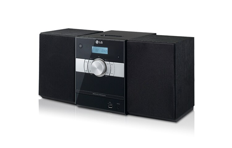 LG Stylisches Micro-Hi-Fi-System mit iPod®-/iPhone®-Docking-Station und USB-Host-Funktion zur MP3-Wiedergabe, XP16