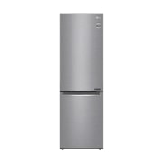 LG Kühl-Gefrierkombination | 341 Liter Nutzinhalt | Energieeffizienzklasse D | Steel | 186 cm hoch | Inverter Linear Compressor® | GBB61PZGFN, GBB61PZGFN