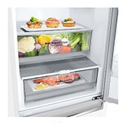 LG Kühl-Gefrierkombination (EEK C, 341L, 186 cm hoch) mit Smart Inverter Compressor® | GBB61SWGCN1, GBB61SWGCN1