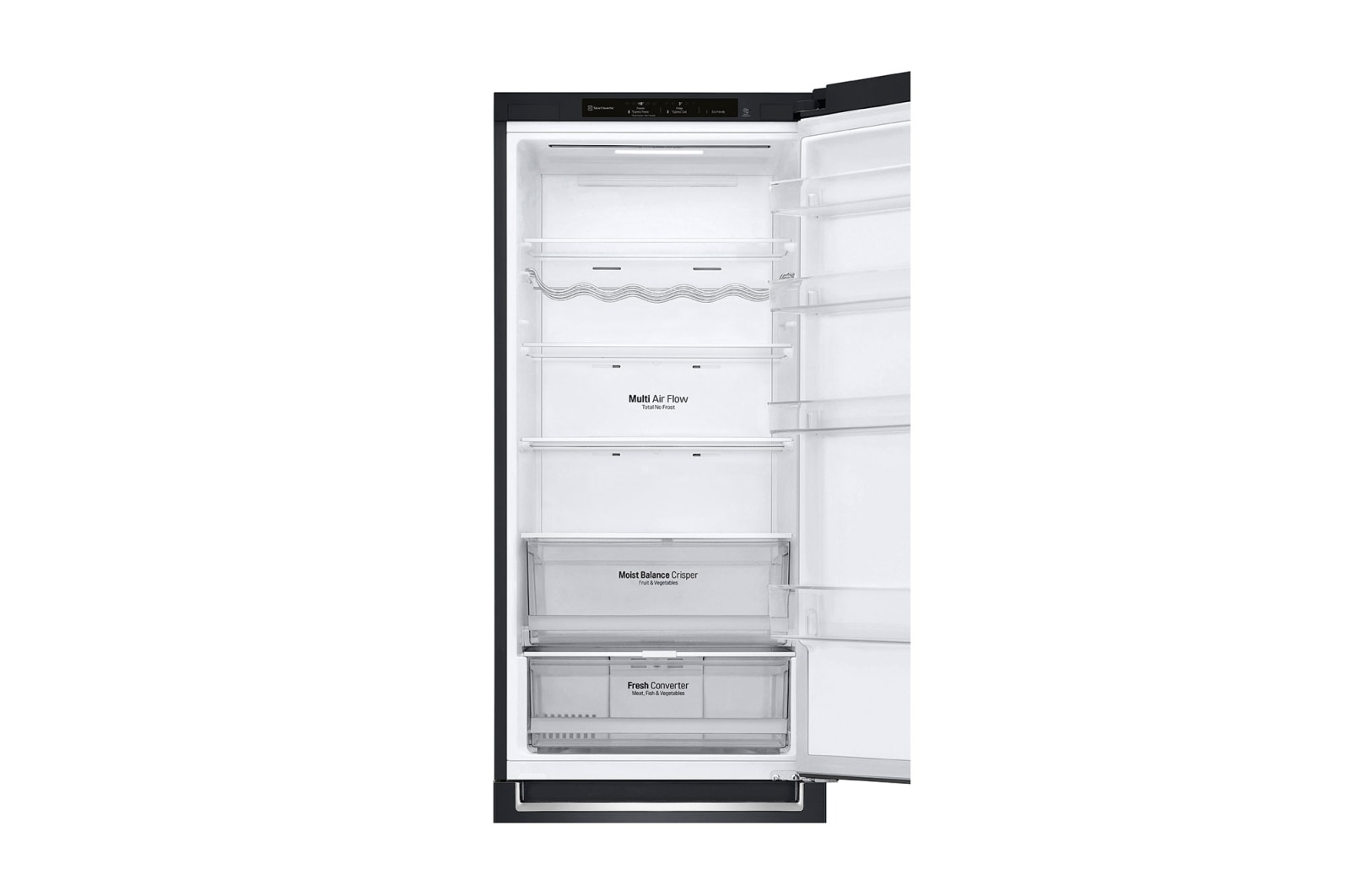LG Kühl-Gefrierkombination (C, 384L, 203 cm hoch) mit Smart Inverter Compressor® | GBB62MCGCN1, GBB62MCGCN1
