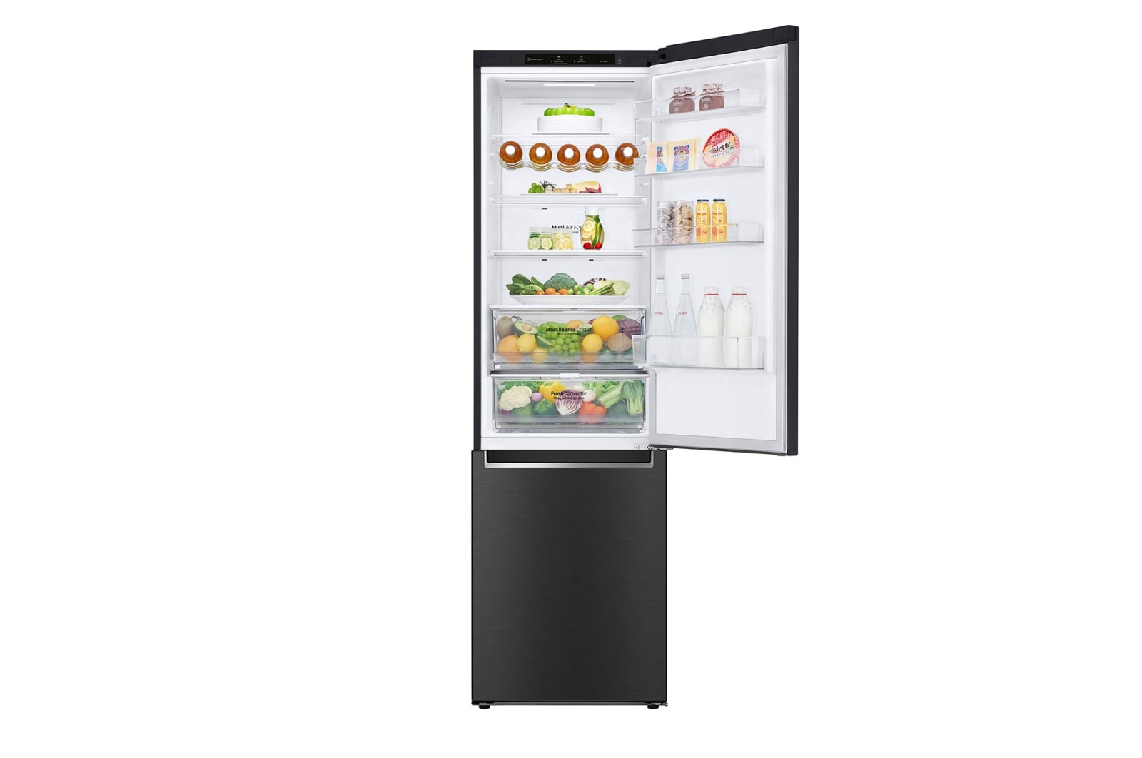LG Kühl-Gefrierkombination (C, 384L, 203 cm hoch) mit Smart Inverter Compressor® | GBB62MCGCN1, GBB62MCGCN1