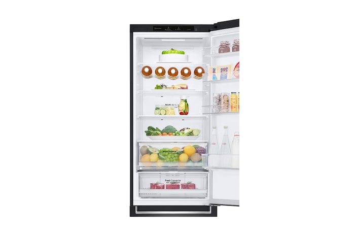 LG Kühl-Gefrierkombination (EEK C, 384L, 203 cm hoch) mit Smart Inverter Compressor® | GBB62MCGCN1, GBB62MCGCN1