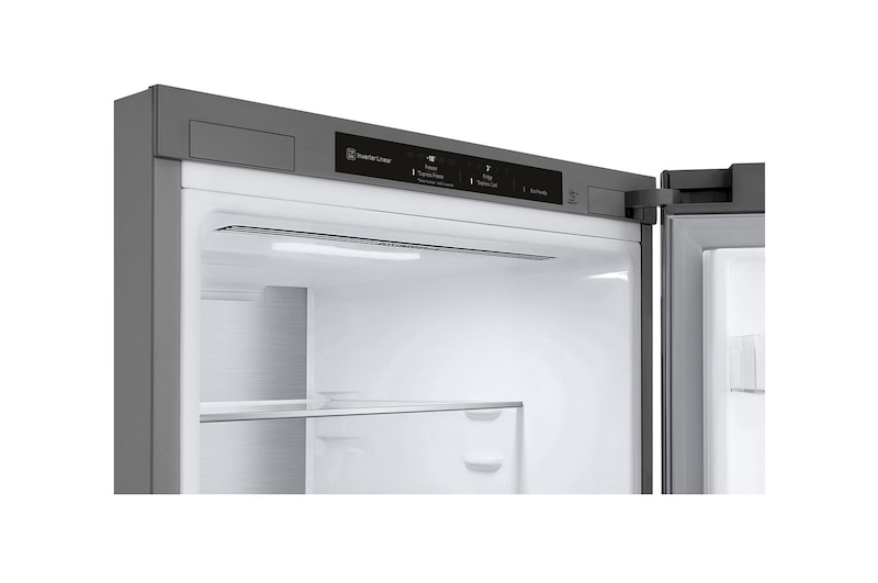 LG Kühl-Gefrierkombination (EEK B, 384L, 203 cm hoch) mit 137 kWh/a & Inverter Linear Compressor® | GBB72NSVBN, GBB72NSVBN