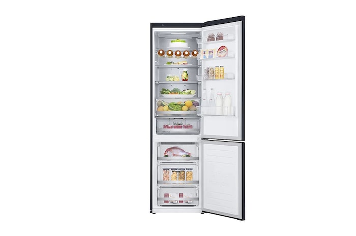 LG Kühl-Gefrierkombination (EEK C, 384L, 203cm hoch) mit Smart Inverter Compressor® | GBB92MCACP, GBB92MCACP