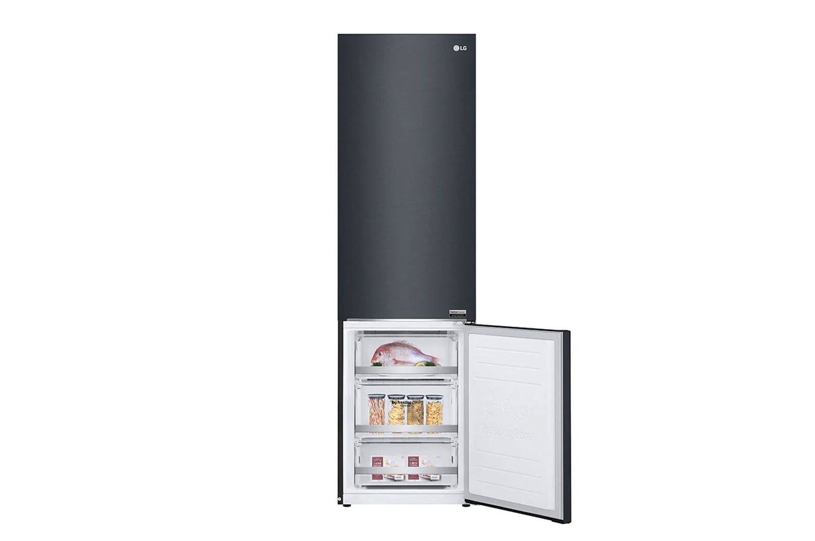 LG Kühl-Gefrierkombination (A, 384L, 203 cm hoch) mit Inverter Linear Compressor® | GBB92MCBAP, GBB92MCBAP