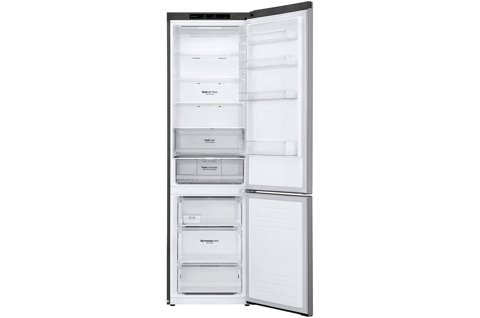 Front open without food