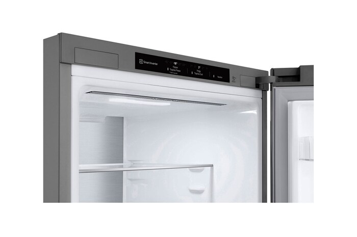 LG Kühl-Gefrierkombination (EEK B, 387L, 203 cm hoch) mit 138 kWh/a & Smart Inverter Compressor® | GBV7280BMB, GBV7280BMB