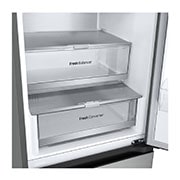 LG Kühl-Gefrierkombination (EEK B, 387L, 203 cm hoch) mit 138 kWh/a & Smart Inverter Compressor® | GBV7280BMB, GBV7280BMB