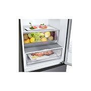 LG Kühl-Gefrierkombination | 384 Liter Nutzinhalt | Energieeffizienzklasse C | Dark Graphite | 203 cm | Inverter-Linearkompressor | GBP62DSNCC, GBP62DSNCC