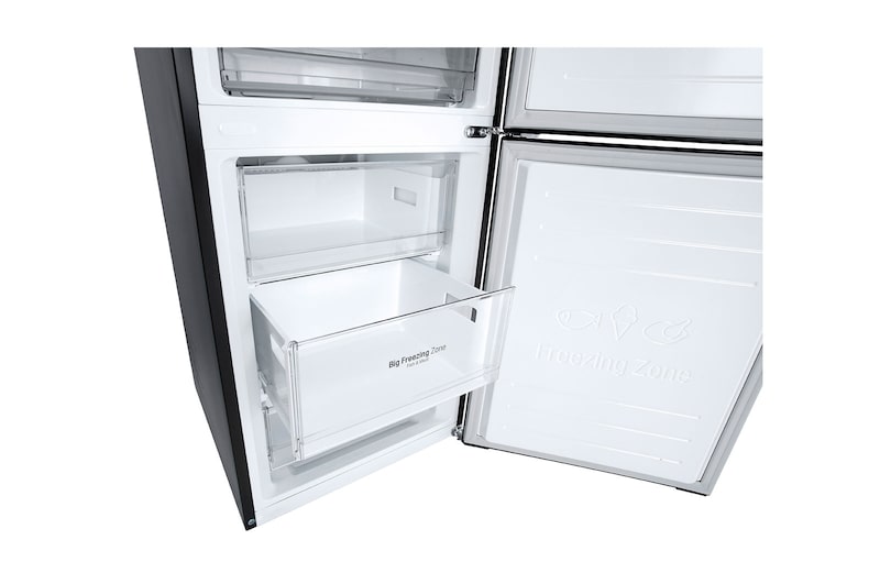 LG Kühl-Gefrierkombination (B, 384L, 203cm hoch) mit 137 kWh/a & Inverter Linear Compressor® | GBP62MCTBC, GBP62MCTBC