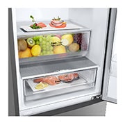 LG Kühl-Gefrierkombination | 384 Liter Nutzinhalt | Energieeffizienzklasse C | Edelstahl | Inverter-Linearkompressor | GBP62PZNCC, GBP62PZNCC