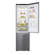 LG ​Kühl-Gefrierkombination |  ​384​ Liter Nutzinhalt | Energieeffizienzklasse ​C​ | Edelstahl​ ​|​ ​203 cm​ | Inverter Linear Kompressor ​ ​| ​GBP62PZNCN, GBP62PZNCN