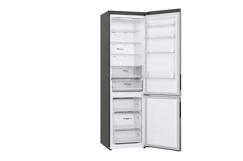 LG Kühl-Gefrierkombination (EEK C, 384L, 203cm hoch) mit Smart Inverter Compressor®️ | GBP62PZXCC1, GBP62PZXCC1