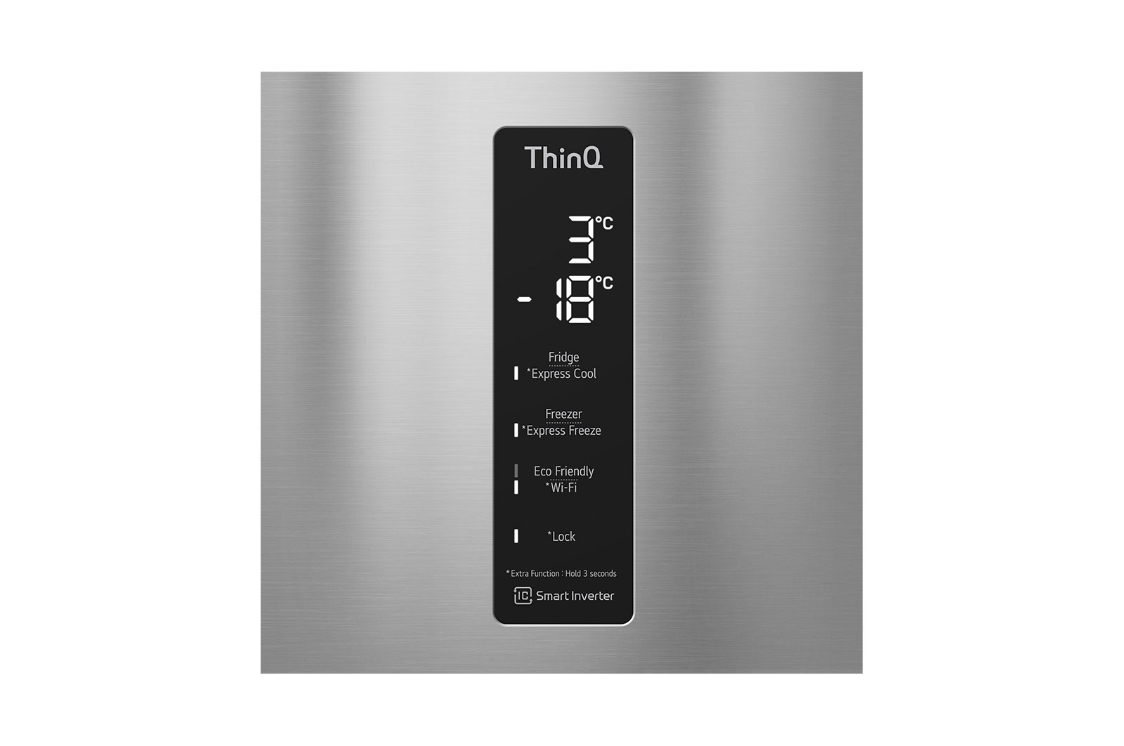 LG Kühl-Gefrierkombination (EEK C, 384L, 203cm hoch) mit Smart Inverter Compressor®️ | GBP62PZXCC1, GBP62PZXCC1