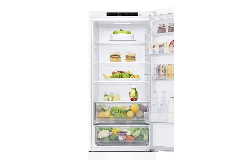 LG Kühl-Gefrierkombination (A, 384L, 203cm hoch) mit 110 kWh/a & Inverter Linear Compressor® | GBP62SWNAC, GBP62SWNAC