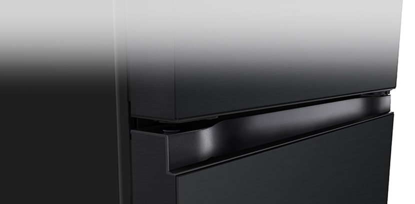 Nahaufnahme eines rechteckigen Griffs mit schlankem, minimalem Design.