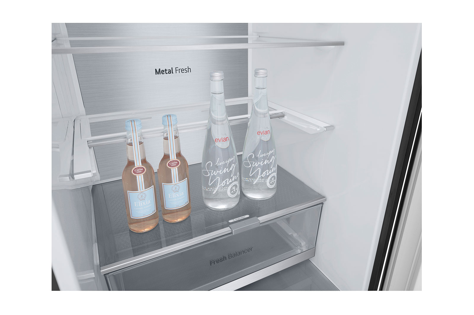 LG Kühl-Gefrierkombination (C, 387L, 203 cm hoch) mit Smart Inverter Compressor® | GBV7280CEV, GBV7280CEV