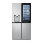 LG InstaView® Multi-Door Kühlschrank (E, 637L, 179,2cm hoch) mit Eis-, Crushed Ice- und Wasserspender & internem Wassertank | GMG961MBKE, GMG961MBKE