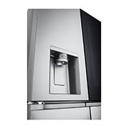 LG InstaView® Multi-Door Kühlschrank (E, 637L, 179,2cm hoch) mit Eis-, Crushed Ice- und Wasserspender & internem Wassertank | GMG961MBKE, GMG961MBKE