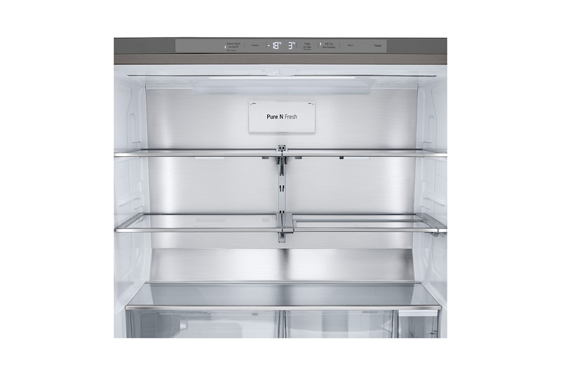 LG InstaView® Multi-Door Kühlschrank (EEK E, 637L, 179,2cm hoch) mit Eis-, Crushed Ice- und Wasserspender & internem Wassertank | GMG961MBKE, GMG961MBKE