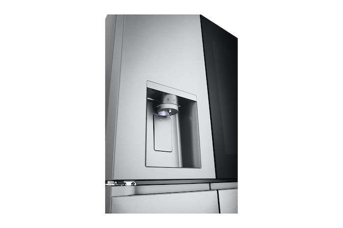 LG InstaView® Multi-Door Kühlschrank (EEK E, 637L, 179,2cm hoch) mit Eis-, Crushed Ice- und Wasserspender & internem Wassertank | GMG961MBKE, GMG961MBKE