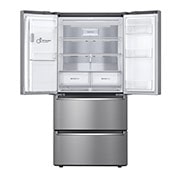 LG Slim Fit French-Door mit Eis-, Crushed Ice- und Wasserspender I 517 Liter Kapazität I Energieeffizienzklasse F I Edelstahl I GML643PZ6F, GML643PZ6F