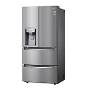 LG Slim Fit French-Door mit Eis-, Crushed Ice- und Wasserspender I 517 Liter Kapazität I Energieeffizienzklasse F I Edelstahl I GML643PZ6F, GML643PZ6F