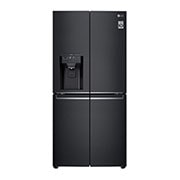 LG Multi-Door mit Eis-, Crushed Ice- und Wasserspender | 506 L Kapazität | Energieeffizienzklasse E | Interner Wassertank | Matte Black | GML844MCAE, GML844MCAE