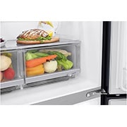 LG Multi-Door mit Eis-, Crushed Ice- und Wasserspender | 506 L Kapazität | Energieeffizienzklasse E | Interner Wassertank | Matte Black | GML844MCAE, GML844MCAE