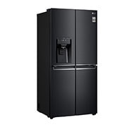 LG Multi-Door mit Eis-, Crushed Ice- und Wasserspender | 506 L Kapazität | Energieeffizienzklasse E | Interner Wassertank | Matte Black | GML844MCAE, GML844MCAE