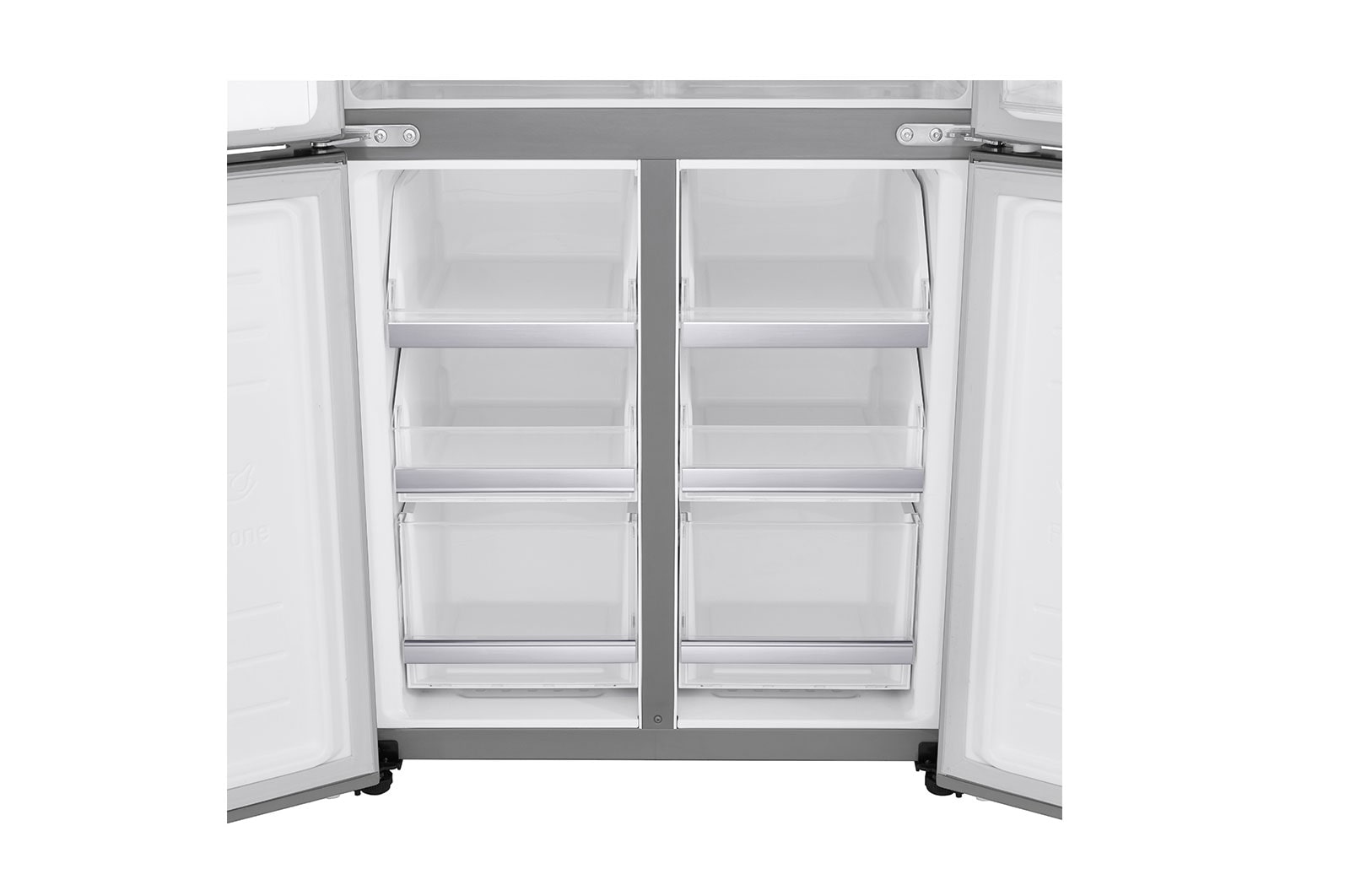 LG Multi-Door mit Eis-, Crushed Ice- und Wasserspender | 506 L Kapazität | Energieeffizienzklasse E | Interner Wassertank | Steel | GML844PZAE, GML844PZAE