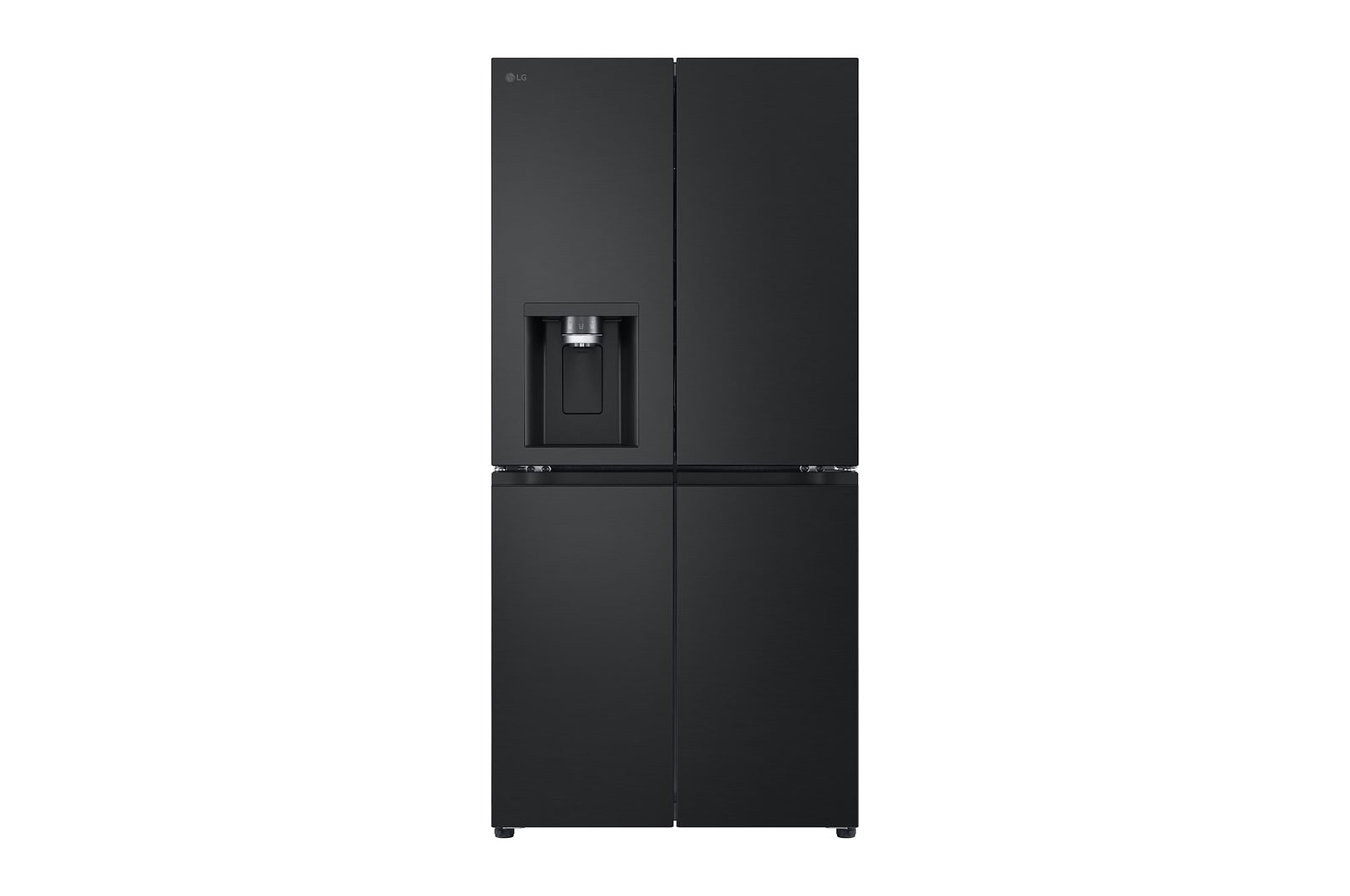 Vorderseite von SLIM Multi-Door Kühlschrank (E, 506L, 178,7 cm hoch) mit Eis-, Crushed Ice- und Wasserspender & internem Wassertank | GML861EPPE