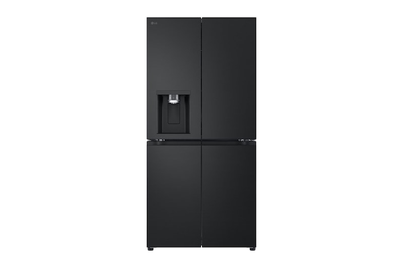 Vorderseite von SLIM Multi-Door Kühlschrank (E, 506L, 178,7 cm hoch) mit Eis-, Crushed Ice- und Wasserspender & internem Wassertank | GML861EPPE
